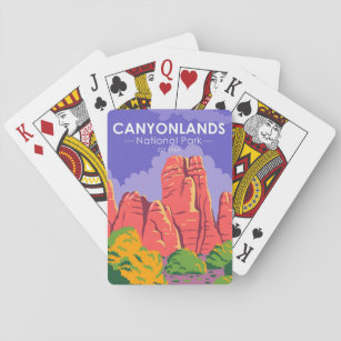 Canyonlands Nationalpark Utah Vintag Spielkarten