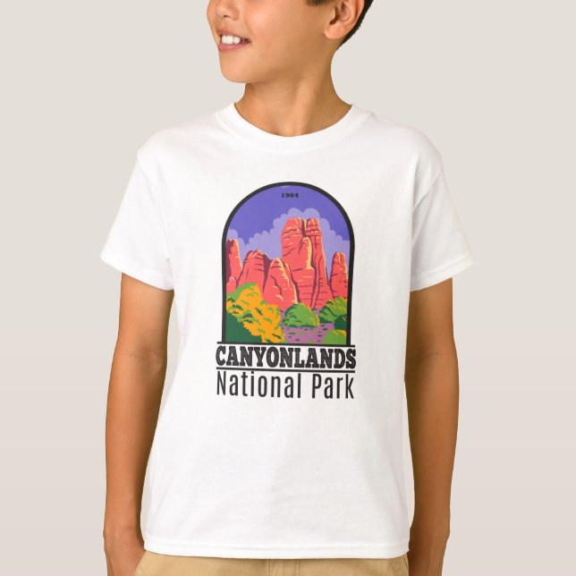 Canyonlands Nationalpark Utah Vintager T - Shirt (Vorderseite)