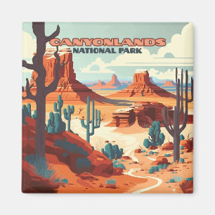 Canyonlands Nationalpark Utah Wüstengebirge Magnet