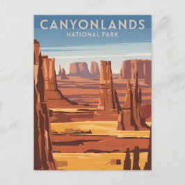 Canyonlands Nationalpark Vintag Postkarte