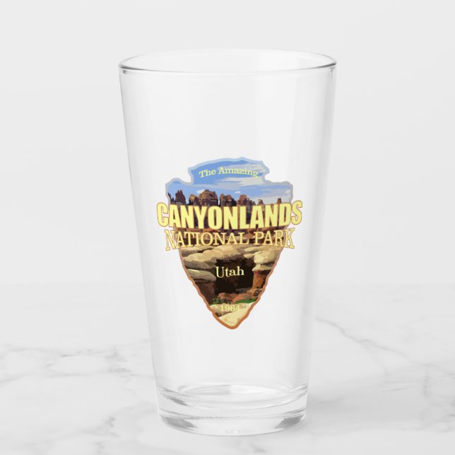 Canyonlands NP (Pfeilspitzen) Glas (Vorderseite)