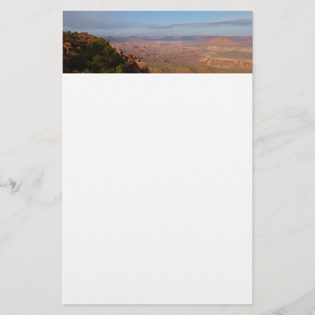 Canyonlands View von Grand View Point Trail Briefpapier (Vorderseite)