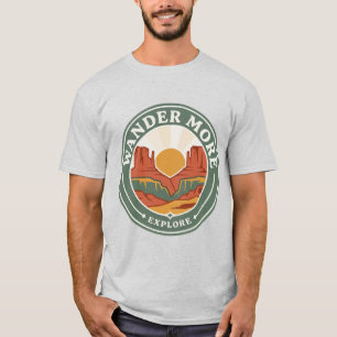 Canyons-Wüsten-Wander-Shirt Wander More Explore T-Shirt