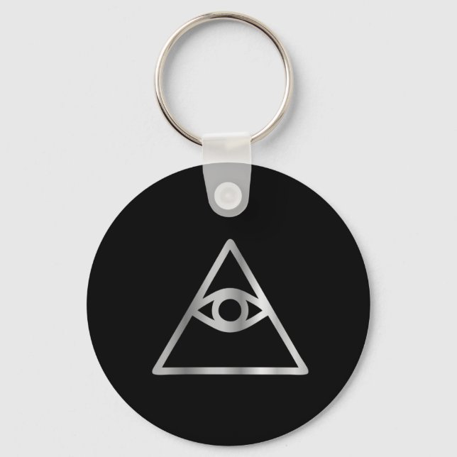 Cao dai Eye of Providence - Religiöse Ikone Schlüsselanhänger (Vorderseite)