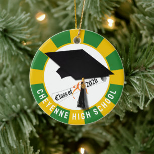 Cap Diploma Class 2026 Foto Abschluss Keramik Ornament