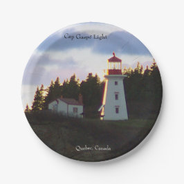 Cap Gasp Light Paper Platte Pappteller