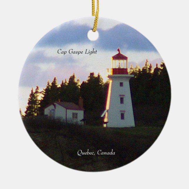 Cap Gaspe Light Ornament (Vorne)