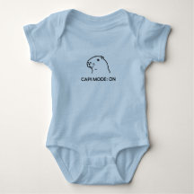 Cap Modus Ein – Süße Minimalistische Capybara-Baby