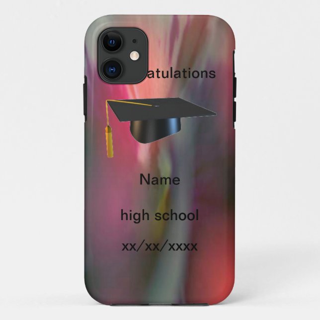 Cap & Tassel - Case-Mate iPhone Hülle (Rückseite)