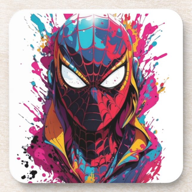 Capa almofada homem aranha super stilosa  getränkeuntersetzer (Vorderseite)