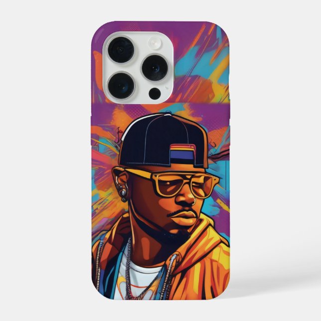 Capa de Celular - Street graffiti art Hip Hop iPhone 15 Pro Hülle (Rückseite)