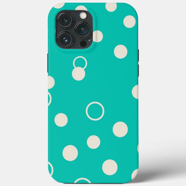 CAPA PARA DESIGN Padrão Gráfico em Turquesa        Case-Mate iPhone Hülle (Rückseite)