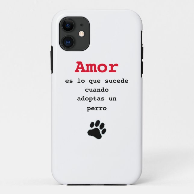 Capa para Iphone adoptar un perro Case-Mate iPhone Hülle (Rückseite)