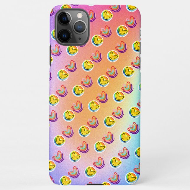 Capa Para iPhone RAINBOW Liebe Lgbtqia+ iPhone Hülle (Rückseite)