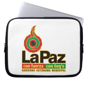 Capa para Laptop La Paz con fuerza con ñeq'e Laptopschutzhülle