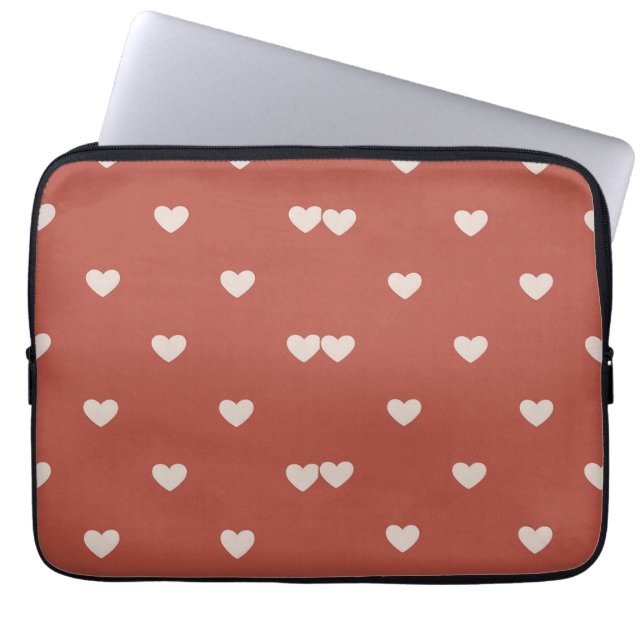 Capa para notebook EM DESIGN DE CORAÇÃO  Laptopschutzhülle (Vorderseite)