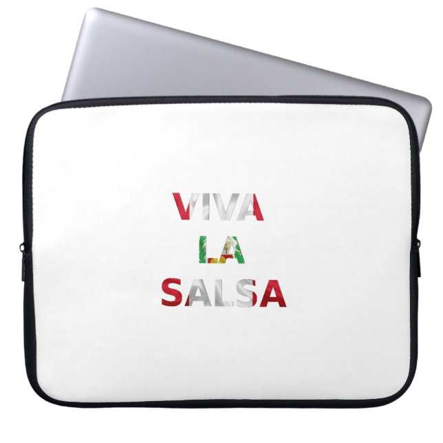 Capa para notebook Viva la salsa Perú Laptopschutzhülle (Vorderseite)