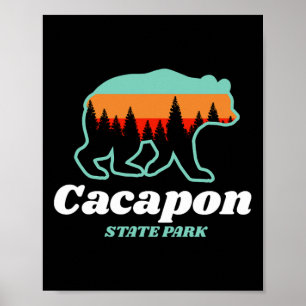 Capacon State Park West Virginia Bär Sommer Poster