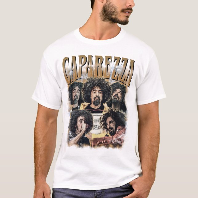 Caparezza - italienischer Rapper T-Shirt (Vorderseite)