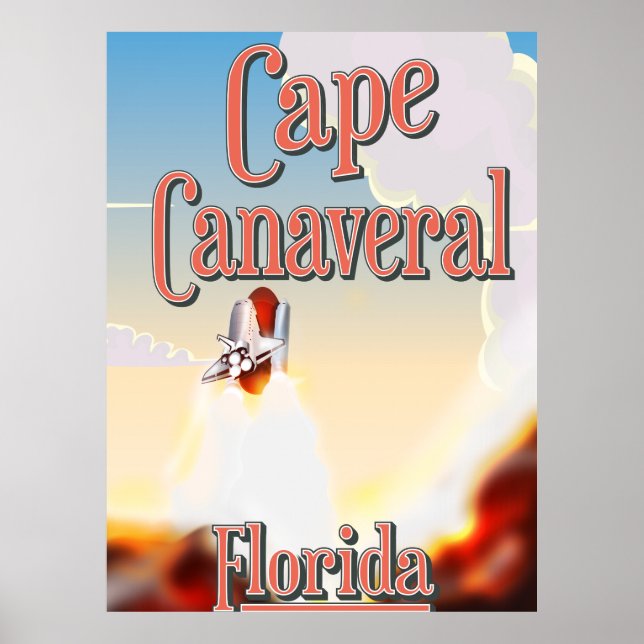 Capcanaveral-Reiseplakat Poster (Vorne)