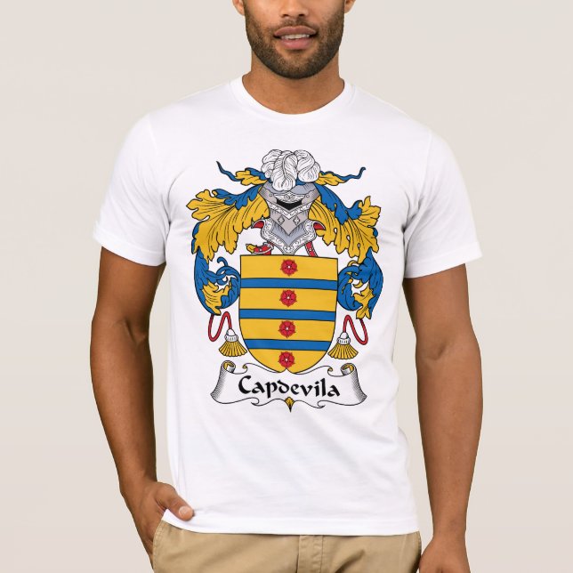 Capdevila Familienwappen T-Shirt (Vorderseite)