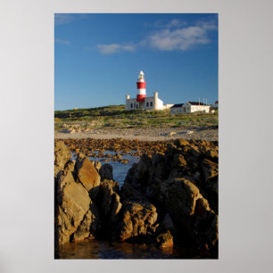 Cape Agulhas Leuchtturm, Westkap Poster