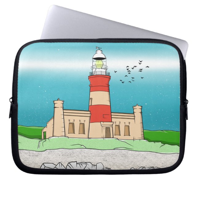 Cape Agulhas Lighthouse Laptopschutzhülle (Vorderseite)