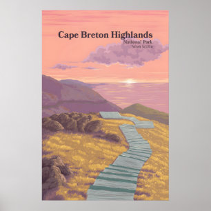 Cape-Breton-Hochland-Nationalpark Nova Scotia Poster