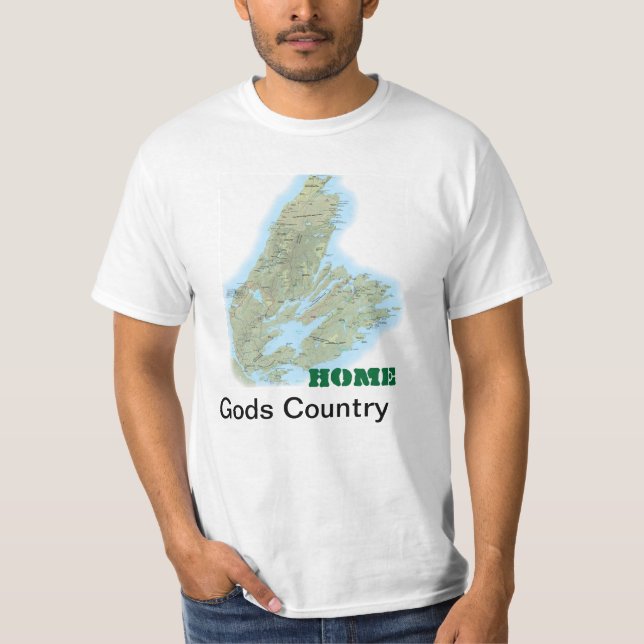 Cape Breton Island Zuhause T Shirt (Vorderseite)