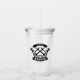 Cape Breton Krabbe Tumbler Acryltrinkbecher
