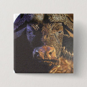 Cape Buffalo Button
