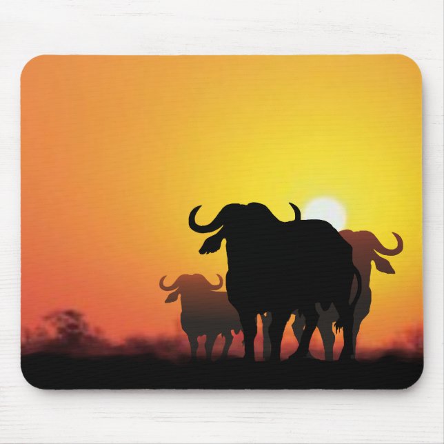 Cape Buffalo Mousepad (Vorne)