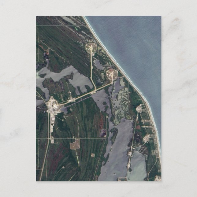 Cape Canaveral Aerial Shot Postkarte (Vorderseite)