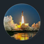 Cape Canaveral Florida Launch Pad Button<br><div class="desc">Cape Canaveral Launch Pad,  famous event.</div>