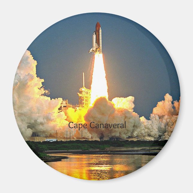 Cape Canaveral Florida Launch Pad Magnet (Vorne)