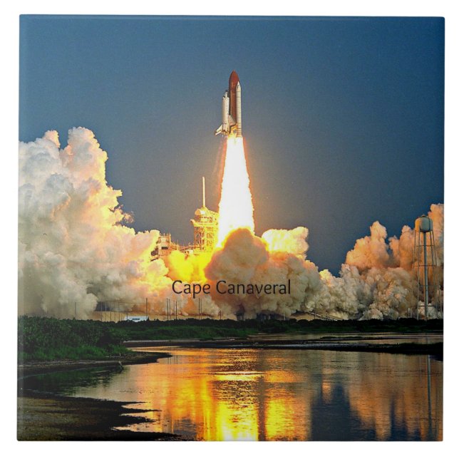 Cape Canaveral Launch Pad Fliese (Vorderseite)