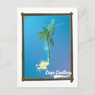 Cape Caulker Reiseplan Postkarte