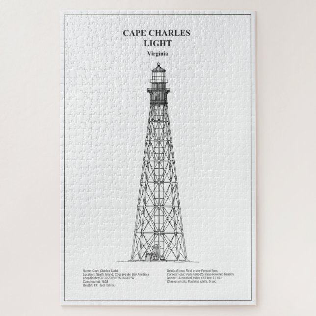 Cape Charles Lighthouse - Virginia - BD (Vertikal)