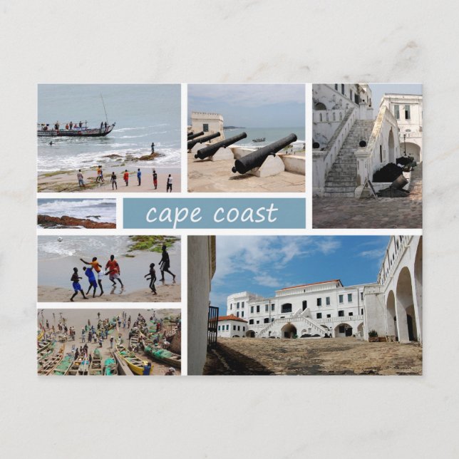 Cape Coast Postcard Postkarte (Vorderseite)