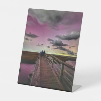 Cape Cod Aurora Borealis Sockelschild