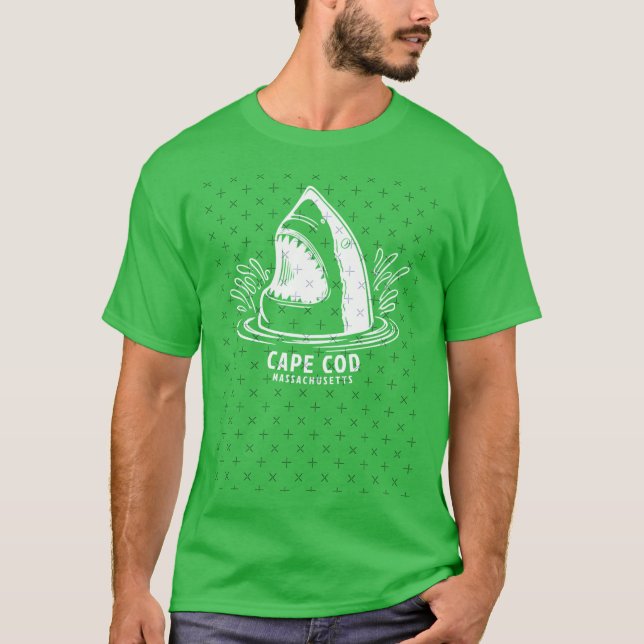 Cape Cod Beach Massachusetts MA Atlantik Gre T-Shirt (Vorderseite)