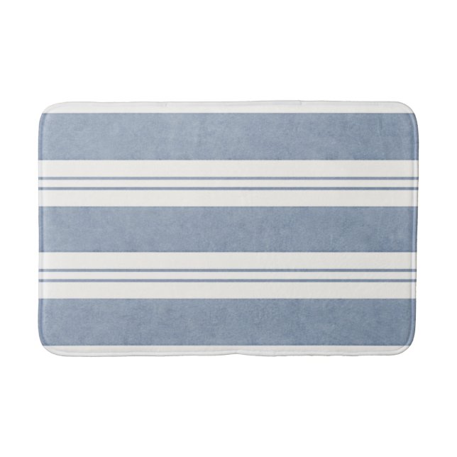 Cape Cod Blau Badematte (Vorderseite)