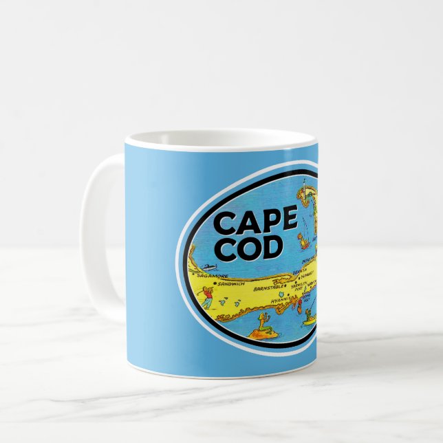 Cape Cod Blue Mug (Devant gauche)