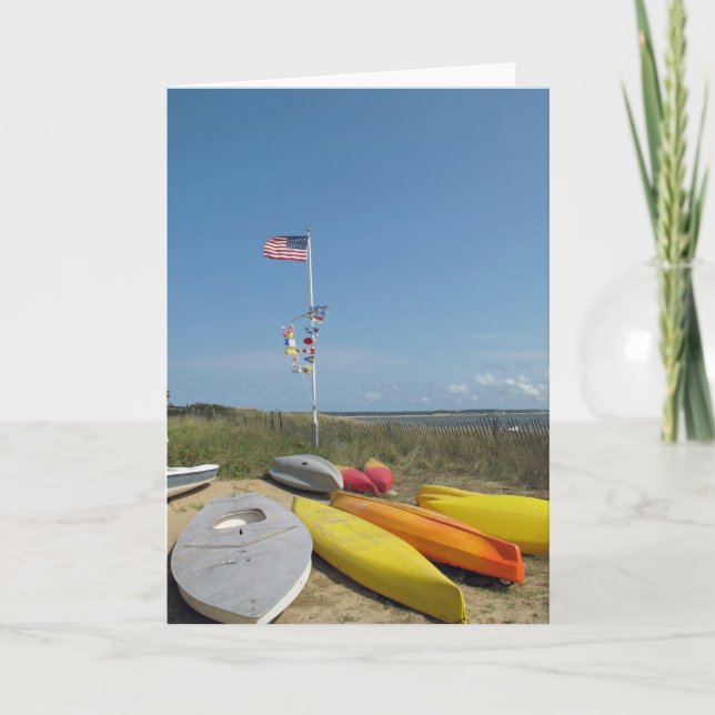 Cape Cod-Boots-Yard Wellfleet Karte (Vorderseite)