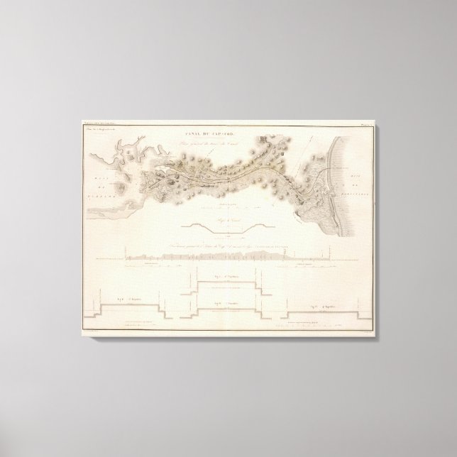 Cape Cod Canal Leinwanddruck (Vorderseite)