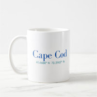 Cape Cod Classic Tasse mit GPS Koordinaten