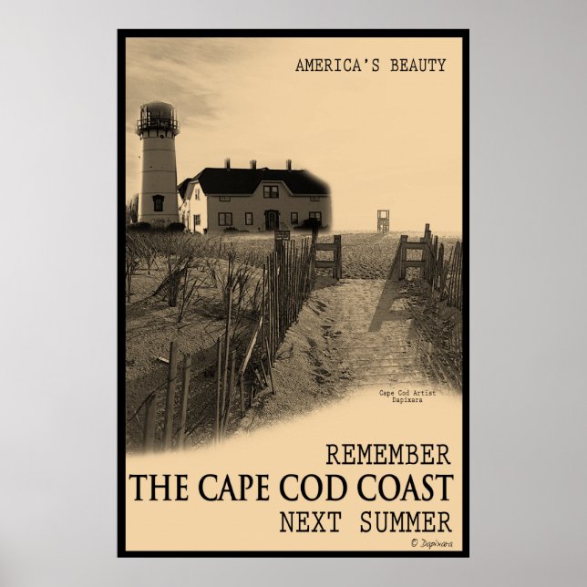 Cape Cod Coast Poster (Vorne)
