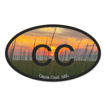 Cape Cod Euro Aufkleber