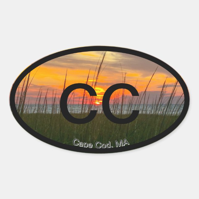 Cape Cod Euro Aufkleber (Vorderseite)