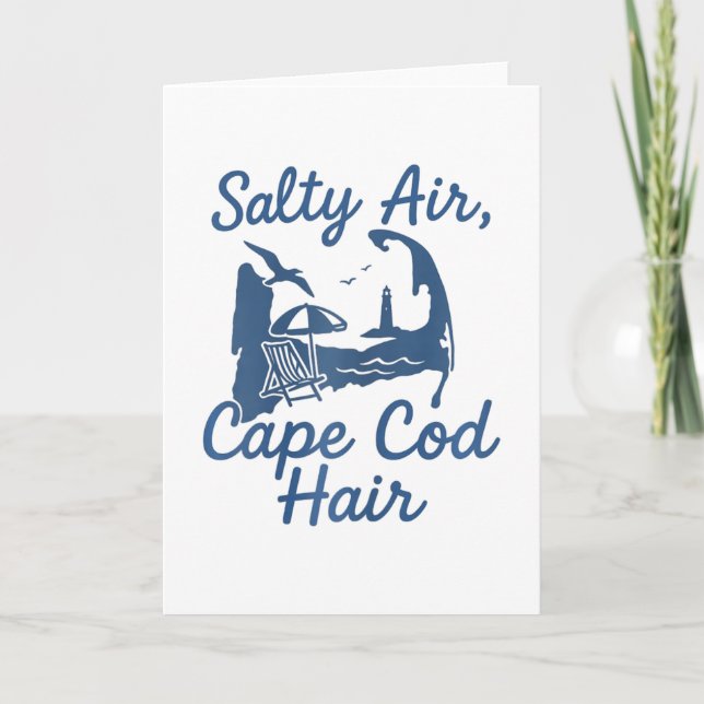 Cape Cod Frisur  Karte (Vorderseite)